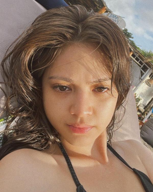 Maudy dengan tampilan natural Maudy Effrosina dengan tampilan natural