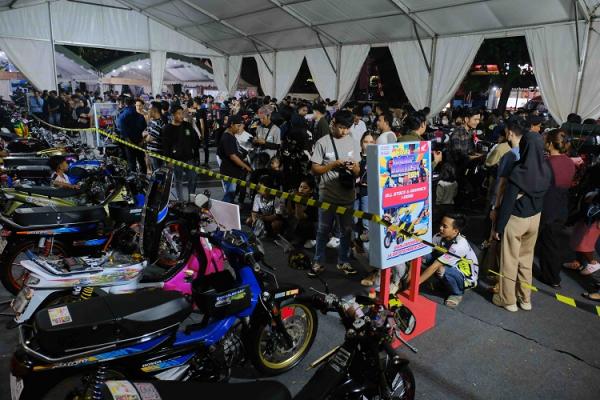 Pengunjung HMC Banjarmasin Antusias pengunjung HMC 2024 Banjarmasin. (Foto: dok AHM)