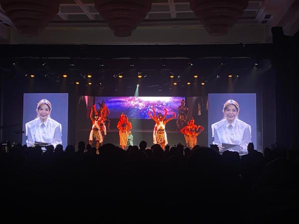 Najwa Shihab hadir di Anugerah Kebudayaan Indonesia 2024. (Foto: iNews.id/Nurul Amanah)