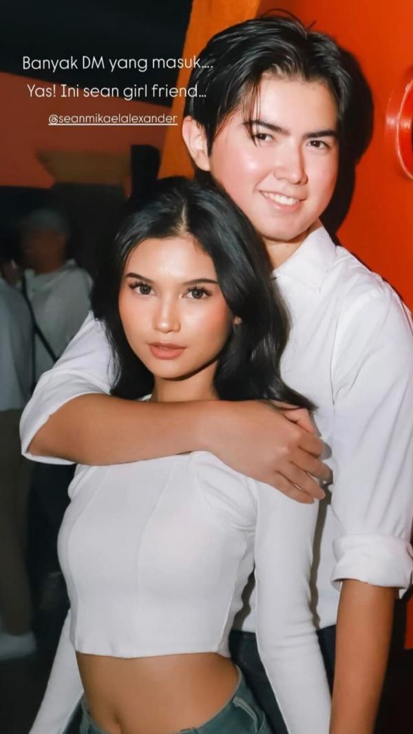 Sean dan kekasih barunya Sean dan kekasih barunya yang diumumkan Olla Ramlan. (Foto: Instagram)