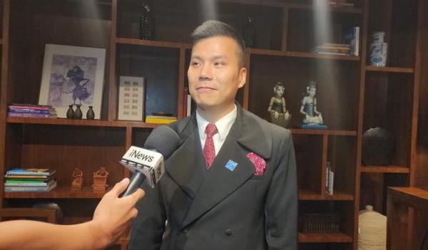 Director of Marketing Communication Grand Hyatt Jakarta, Chris Andre. (Foto: Iqbal Dwi Purnama)