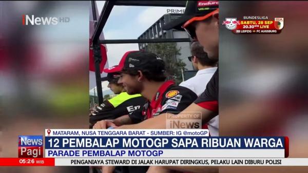 12 Pembalap MotoGP Sapa Ribuan Warga Mataram