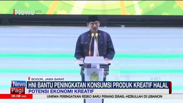 Menparekraf Sandiaga Uno Hadiri Milad Ke-12 HNI, Dorong Produk Ekraf