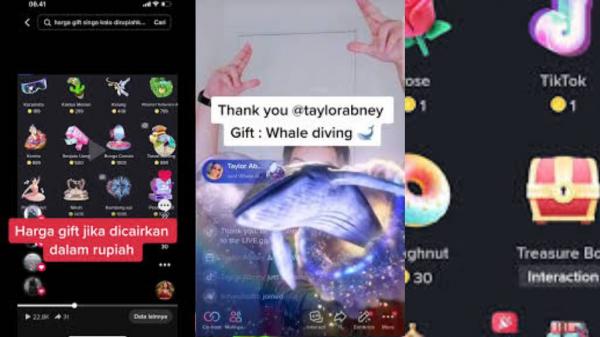 Harga Gift Cantik Deh di TikTok Berapa Rupiah? Dibeli 1 Koin, Ini Nilai Rupiahnya!