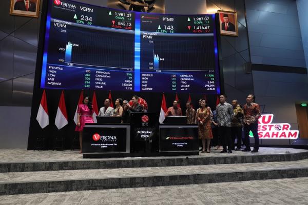 Verona Indah Pictures Listing 2 PT Verona Indah Pictures Tbk (VERN) membidik laba bersih senilai Rp40 miliar sepanjang tahun ini setelah resmi listing di BEI. (Foto: Dok. Verona Indah Pictures)