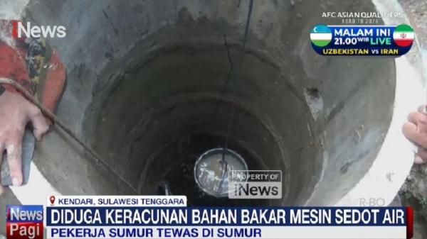 Pekerja di Kendari Tewas dalam Sumur Diduga Keracunan, Evakuasi sampai 3 Jam