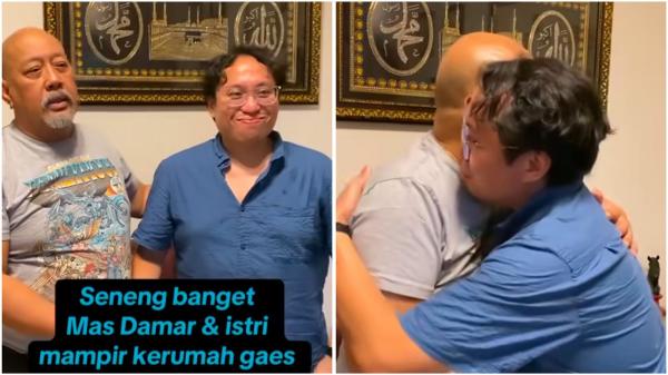 Indro Dan Damar Damar anak Dono Warkop silaturahmi ke kediaman Indro Warkop. (Foto: Instagram)