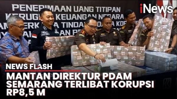 Penampakan Uang Rp8,5 Miliar Kasus Korupsi Dana Pensiun PDAM Semarang