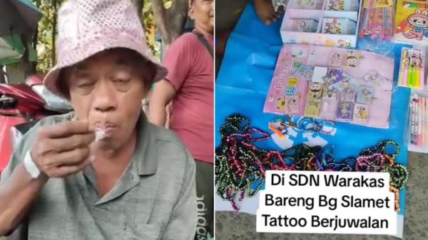 Kondisi Terkini Pak Tarno Memprihatinkan, Jualan Asongan Depan Sekolah ...