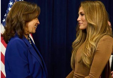 Jennifer Lopez salah satu artis yang mendukung Kamala Harris di Pilpres AS 2024. (Sumber: Instagram Kamala Harris)