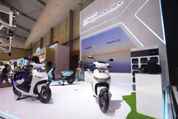Honda ICON e: dan Honda CUV e: dirancang untuk memenuhi berbagai kebutuhan pengguna. (Foto: iNews Media Group/Aldhi Chandra Setiawan)