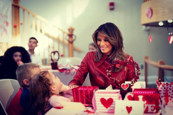 Melania Trump rayakan Hari Valentine bersama anak-anak. (Foto: Instagram)