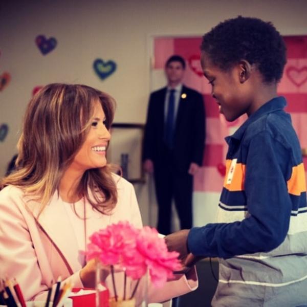 Melania Trump rayakan Hari Valentine bersama anak-anak. (Foto: Instagram)