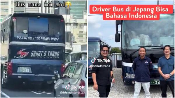 Viral Bus di Jepang Pakai Kata-Kata Bahasa Indonesia, Pulang Malu Tak Pulang Rindu!