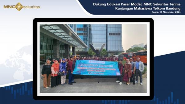 Dukung Edukasi Pasar Modal, MNC Sekuritas Terima Kunjungan Mahasiswa Universitas Telkom Bandung