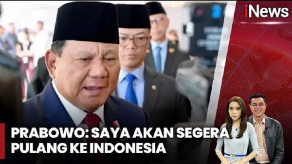 Saat Prabowo Rindu Indonesia di Sela Kunker di Luar Negeri