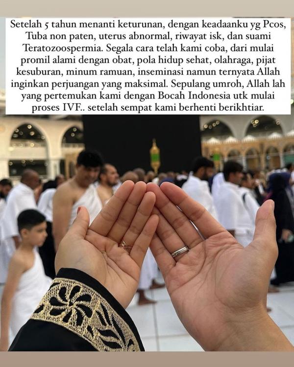 Dengan segala kondisi medis, istri Dennis Lim akhirnya hamil. (Foto: Instagram)