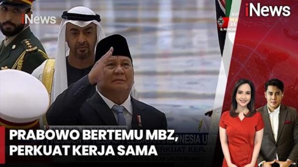 Prabowo Bertemu MBZ di UEA, Bahas Kerja Sama Ketahanan Pangan hingga Energi