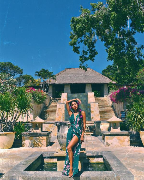 Moon Gabi saat liburan di Bali Moon Gabi saat liburan di Bali. (Foto: Instagram)