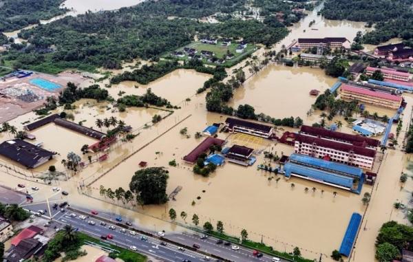 Malaysia Dilanda Banjir Terparah sejak 10 Tahun, 63.000 Orang Mengungsi