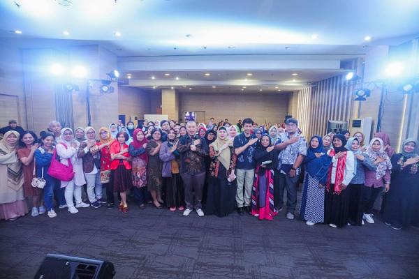 Sharing Session Sindonews dihadiri oleh sekitar 100 pelaku UMKM. (Foto: Aldhi Chandra)