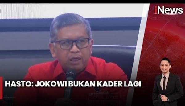 Hasto Tegaskan Jokowi dan Keluarga Bukan Lagi Kader PDIP