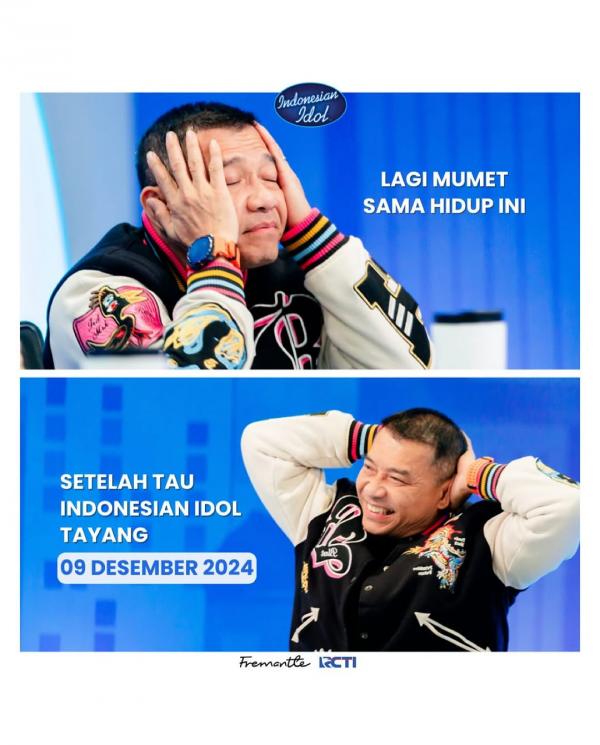 Anang Hermansyah di Indonesian Idol season 13. (Foto: Instagram)