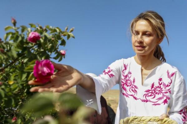 Asma Al Assad, istri Bashar Al Assad. (Foto: AP)