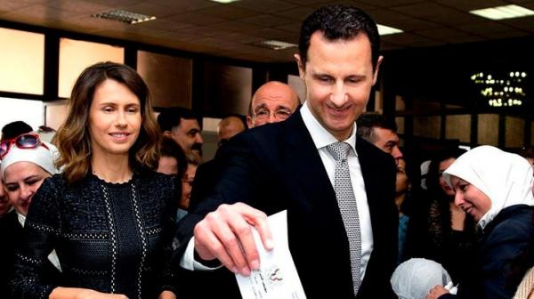Asma dan Bashar Al Assad. (Foto: AP)