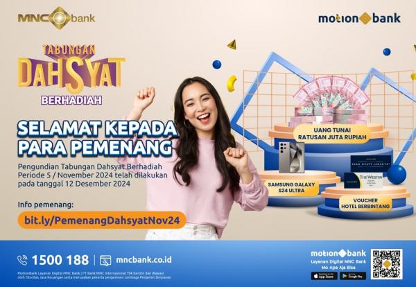 Diundi Lebih Awal, Selamat untuk Para Pemenang Tabungan Dahsyat Berhadiah ke-5!