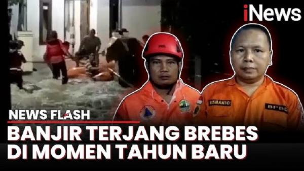 Banjir di Brebes Rendam 6 Desa, Lansia dan Ibu Hamil Dievakuasi