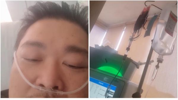 Alvin Lim Sakit Gagal Ginjal Kronis Stadium 5 Alvin Lim dirawat di rumah sakit dan melakukan cuci darah. (Foto: Instagram)