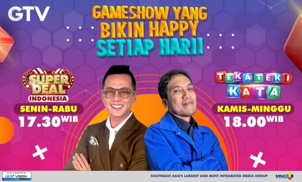 Tonton Game Show GTV: Super Deal Indonesia & Teka Teki Kata, Temani Keluarga Saat Quality Time!