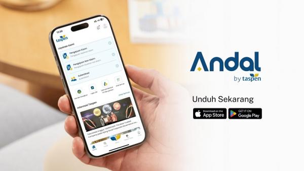 Praktis dan Efisien, Andal by Taspen Telah Diunduh Lebih dari 1 Juta Peserta  