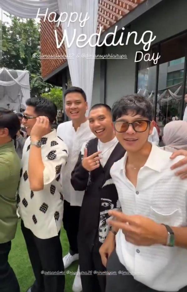 RAN hadir di pernikahan Salma dan Diman. (Foto: X)