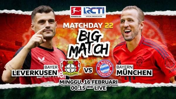 Live RCTI! Jadwal Bayer Leverkusen Vs Bayern Munchen: Juara Bertahan Ditantang Pemuncak Klasemen