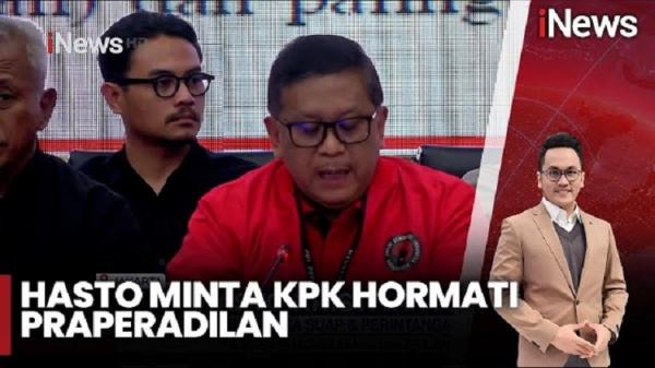 Hasto Minta KPK Hormati Praperadilan, Klaim Dirinya Korban Kriminalisasi
