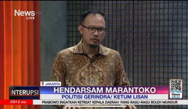Politisi Gerindra Minta PDIP Mawas Diri usai Hasto Ditahan KPK