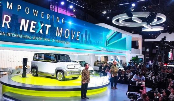 Suzuki luncurkan konsep eWX di IIMS 2025. (Foto: dok iNews.id)