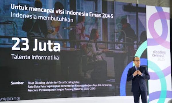 Indonesia Butuh 23 Juta Tenaga Ahli Teknologi untuk Capai Visi Indonesia Emas 2045