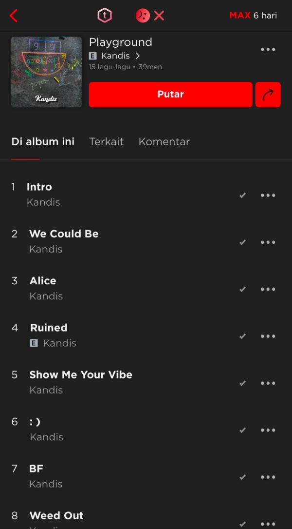 KANDIS di TREBEL Music Download album Girl group Korea Selatan KANDIS gratis di TREBEL Music. (Foto: TREBEL)