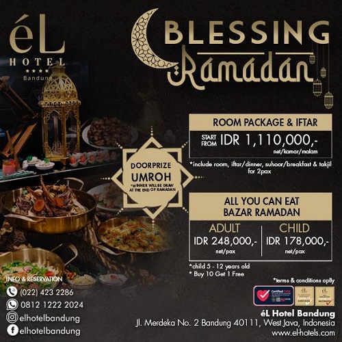 Blessing Ramadan éL Hotel Bandung. (Foto: dok éL Hotel)