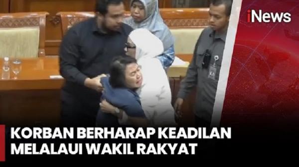 Korban Sengketa Apartemen Menangis Histeris saat Ngadu ke DPR: Tolong Saya Pak