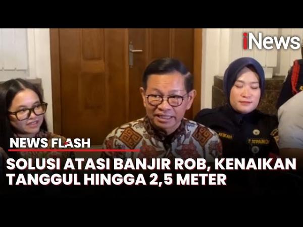 Pramono bakal Naikkan Tanggul hingga 2,5 Meter untuk Atasi Banjir Rob