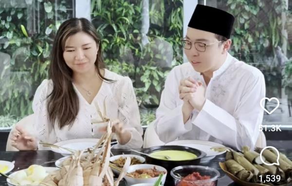 Richard Lee Rayakan Lebaran Perdana sebagai Mualaf, Istri Setia Dampingi walau Beda Agama