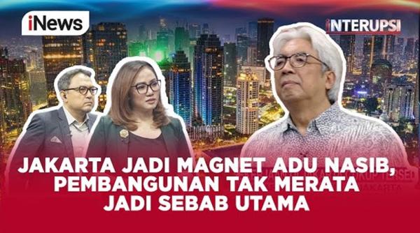 Sosiolog UI Soroti Fenomena Pendatang di Jakarta: Politisi yang ke Sini Tak Pernah Dibahas