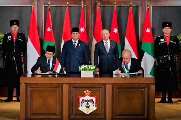 Presiden Prabowo dan Raja Yordania Sepakati 4 Kerja Sama, Pendidikan hingga Ekonomi