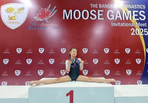 Bangga! Atlet Indonesia Jovina Jtwins Borong 4 Emas Kejuaraan Senam Artistik di Bangkok 