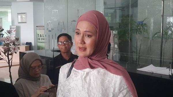 Paula Verhoeven bantah berselingkuh dari Baim Wong. (Foto: Ravie Wardani)