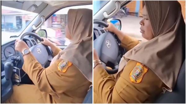 Viral Video Bidan Nyetir Ambulans Bawa Pasien Ibu dan Anak, Netizen: Pahlawan Sejati!